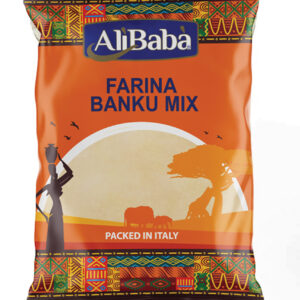 Banku Flour Mix 1kg – Traditional Ghanaian Fermented Corn & Cassava Blend